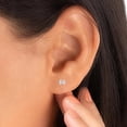 thumbnail image 5 of Meera Jewels 925 Sterling Silver Pretty Bow Stud Earrings | Tiny Cute Ribbon Earrings | Small Dainty Studs Girly Gift Jewelry | Minimal Bow Knot Earrings, 5 of 7