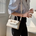 thumbnail image 4 of Bolso de diseño simple, bolso de mujer, bolso de hombro tipo bandolera de cuero artificial a la moda, 4 of 5