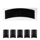 thumbnail image 1 of 36 piezas de cintas adhesivas de doble cara para pelucas de cabello Cinta adhesiva de doble cara para extensiones de cabello Encaje negro, 1 of 8