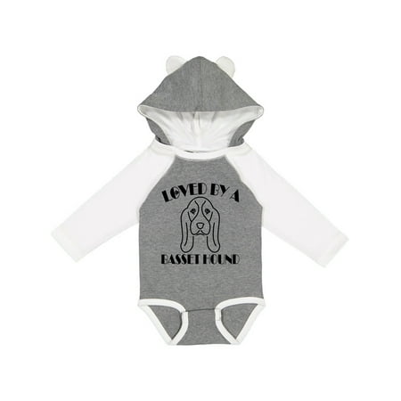 

Inktastic Basset Hound Dog Gift Gift Baby Boy or Baby Girl Long Sleeve Bodysuit