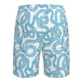 thumbnail image 6 of Naloa Blue Snake Men's Beach Shorts, Surfing shorts, Swim trunks, Quick Dry Swim Trunks for Surfing Beach Fun - Small, 6 of 9
