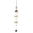 thumbnail image 1 of Hanging Ornament Good Luck Feng Shui Color Bells Wind Chimes China Home Decor(Leaves), 1 of 5