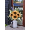 thumbnail image 4 of 4/8PCS Sunflowers Artificial Flowers Long Stem Tall Fake Sunflower Flowers Bulk Rustic Silk Faux Flowers for Home Wedding Party Décor, 4 of 6