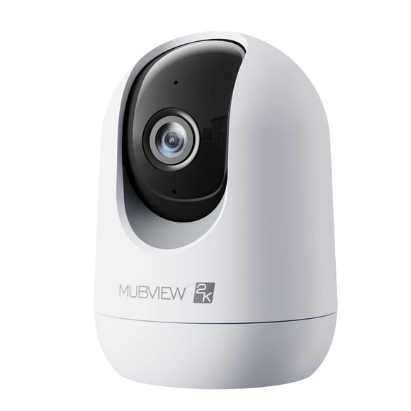 Cámara de seguridad interior MUBVIEW 2K para mascotas con aplicación