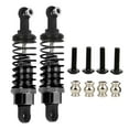 thumbnail image 2 of RC Car Shock Absorber, Metal Shock Damper RC Spring Shocks Absorber Upgrade Parts Fit for A949 A959 A969 A979 K929 1/18 RC Car - Black, 2 of 5