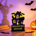 thumbnail image 4 of ShengapQ Halloween Wooden Tabletop Ornaments, Spooky Wooden Sign Decorations, Tiered Tray Decor, Halloween Party Scene Decor, Indoor Home Decorations, Festive Wood Accents, 4 of 8