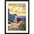 thumbnail image 2 of Art.com Grand Canyon National Park - Hermits Rest Art Print by Lantern Press, Black Frame Wall Art, 17" x 23", 2 of 5