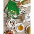 thumbnail image 4 of St. Patrick's Day Kitchen Dish Towels for Drying Dishes Set of 3, Spring Shamrock Gnomes Balloons Flag Green Waffle Weave Microfiber Hand Tea Bathroom Towels Quick Dry & Absorbent Towel 15.7x23.6, 4 of 7