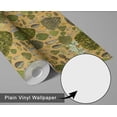 thumbnail image 6 of S4Sassy Peel & Stick Vinyl Wallpaper, Jungle Wall Paper Contact Paper Waterproof- Brown, 25"x360", Removable Asian Style Covering for Home Decor in Bedrooms & Living Areas, 6 of 9