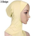 thumbnail image 2 of LINASHI Muslim Women Under Scarf Hat Cross Bonnet Hijab Islamic Head Wear Neck Cover Cap, 2 of 2