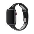 thumbnail image 2 of Slim band For Apple Watch strap 44mm 40mm 45mm 41mm iWatch 42mm 38mm Breathable silicone bracelet apple watch series 3 5 se 6 7, 2 of 9