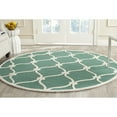 thumbnail image 2 of SAFAVIEH Cambridge Raleigh Geometric Wool Area Rug, Teal/Ivory, 9' x 12', 2 of 10