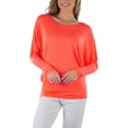 thumbnail image 4 of ToBeInStyle Women's Long Sleeve Dolman Top, 4 of 6