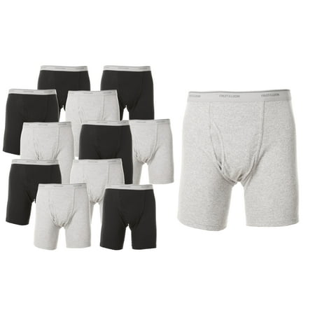 Fruit of the Loom Men`s 12-Pack Boxer Briefs
