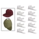 thumbnail image 5 of Bearachild Ganchos para sombreros modernos para pared, elegante perchero para almacenamiento eficiente, 10 piezas Almacenamiento y organización del hogar Blanco 4.2x3.2 cm, 5 of 6