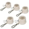 thumbnail image 6 of Pebbuoy 2Pcs/Set Flag Pole Clips 360-degree Rotating Flagpole Rings Wind-resistant Flagpole Buckle Tangle-Free Swivel Weatherproof Flagpole Buckles for 2X3 3X5 4X6 Flags, 6 of 7