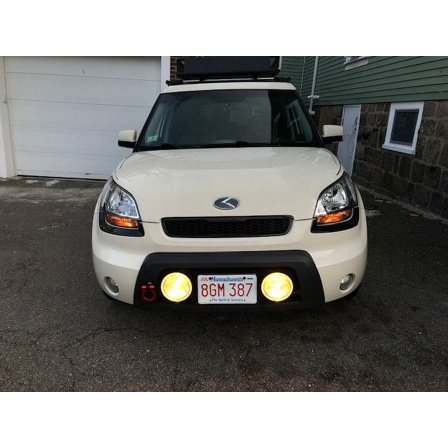 For The Auxiliary Bumper Driving Fog Lights Lamps Kit for Kia Soul (all years)