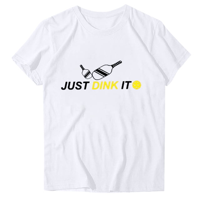 Lolmot Mode Femme Imprimé Manches Courtes Chemisier Amusant Col Rond T-Shirt Hauts