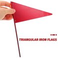 thumbnail image 4 of Miangastore lawn marker flags Garden Marker Flags Red Iron 4Pack For Homeowners, 4 of 8