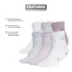 thumbnail image 2 of Calcetines Adidas Athletic acolchados, paquete de 6 unidades, talla M, para mujer, 2 of 7