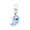 B, variant on Glow in The Dark Ghost Keychain Set Small Resin Miniature Halloween Luminous Tiny Assorted Spooky Figurine