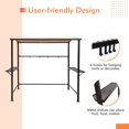 thumbnail image 3 of COBANA Grill Gazebo 8’by 4.6’ Outdoor Patio BBQ Canopy with Single-Tier Soft Top and Metal Shelves, Beige, 3 of 7