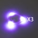 thumbnail image 4 of 3 piezas de púas de guitarra LED, púas de ukelele, no para guitarra, regalos para principiantes Hugo Púas luminosas, 4 of 10