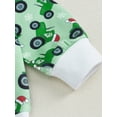 thumbnail image 5 of Toddler Baby Boys Girl Christmas Outfits Santa Embroidery Sweatshirt Tops Pants Set 2Pcs Fall Winter Sweatsuit Clothes, 5 of 8