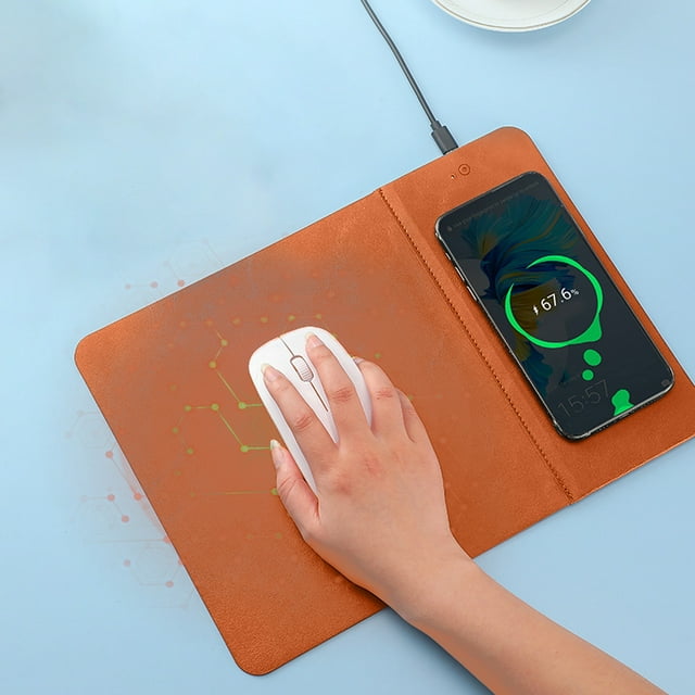Multifunctional Folding Wireless Charging Pad with Heating Function 15W Fast Charging Station for and Home Use