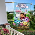 thumbnail image 5 of Casa de Muñecas de Gabby -bandera de jardín temática. Regalo perfecto para fans, amigos y familiares, ideal para actividades al aire libre y decoración de fiestas.28CM*45CM, 5 of 5