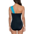 thumbnail image 2 of Magicsuit womens  Solids Colorblock Goddess One-Piece, 16, 2 of 2