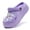 Purple-butterfly, variant on Gardener Platform Clogs Slippers Hight Heels Mules Clog Slip on Wedge Sandals Charm Purple Butterfly Nurse Clogs