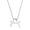 Silver, variant on Cross Necklace for Women Stainless Steel Silver Gold Plated Elegant Pendant Dainty Simple Bead Chain Unique Statement Faith Jewelry Silver