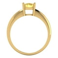 thumbnail image 4 of Solitaire Engagement Ring for Women - 1ct Natural Citrine in 18K Yellow Gold Promise Ring, 4 of 6