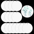 thumbnail image 1 of Senbota Adorno redondo de acrílico en blanco de 4 pulgadas, 20 piezas de círculo de disco de acrílico transparente con agujeros, adornos de Navidad transparentes en blanco para decoración de bricolaje, 1 of 4