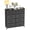 Gray, variant on NiamVelo 9-Drawer Fabric Dresser, Storage Tower Tall Chest Organizer Storage Cabinet for Bedroom, Hallway, Entryway, Closet,Office （Black）