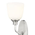 thumbnail image 3 of Millennium Lighting  Alberta 1 Light Wall Sconce Brushed Nickel, 3 of 4
