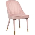 thumbnail image 3 of Pemberly Row Contemporary Pink Velvet Dining Chair (Set of 2), 3 of 5