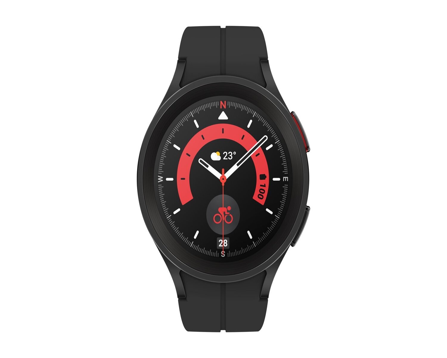 Samsung Galaxy Watch5 Pro 45mm Smart Watch, Bluetooth, Black Titanium
