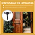 thumbnail image 3 of HEALEEP T-Strap Shutter Hinge T Strap Hinges Black Iron Noise-free for Homeowners 1 Set, 3 of 8