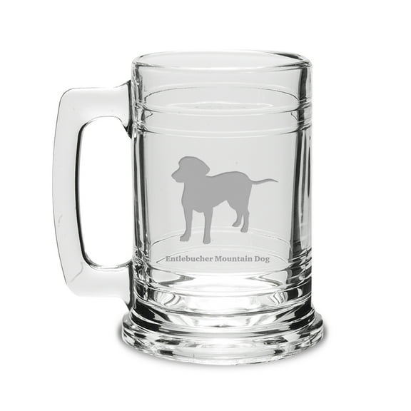 Entlebucher Mountain Dog Deep Etched 15 oz Colonial Tankard