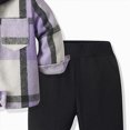thumbnail image 6 of Kaprioy Boys Winter Clothes Toddler Baby Boy Clothes Plaid Long Sleeve Patchwork Hoodie Top + Pants 2pcs Fall Winter Outfits Set Boys Clothes Boys Outfits, 6 of 6