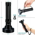 thumbnail image 3 of Ultraviolet Flashlight,Blacklight Flashlight 100 LED UV Lights for Pet Dog Cat Urine Stain Detector or Bed Bugs Scorpions Home Hotel Pest Control Inspection, 3 of 8