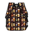 thumbnail image 4 of Balery Beer Bottles1 Mochila Escolar Impresa, Mochila Ligera para Viajes Casual, Mochila Duradera y Cómoda Multifuncional, Mochila para Laptop-One Size, 4 of 5