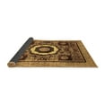 thumbnail image 2 of Ahgly Company Indoor Square Abstract Brown Modern Area Rugs, 4' Square, 2 of 4