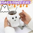 thumbnail image 4 of Taza de café de cerámica de fantasmas 3D Wosthever regalo único Navidad amantes del café negro, 4 of 6