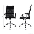 thumbnail image 2 of Silla de Oficina Mundo In JM-2006A Mesh Negro Home Office, 2 of 8