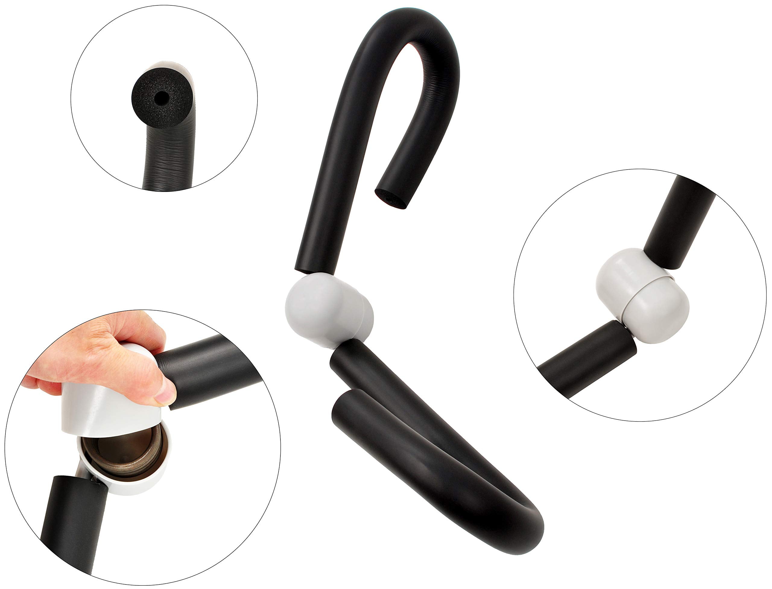 FlexWave Compact Leg & Core Trainer – Dual-Grip Exercise Device for Men and Women, Versatile Home Workout Tool for Thigh and Hip Training