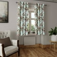 thumbnail image 2 of Ambesonne Grommet Curtain, , 50"x120", Pale Pink Reseda Green, 2 of 5