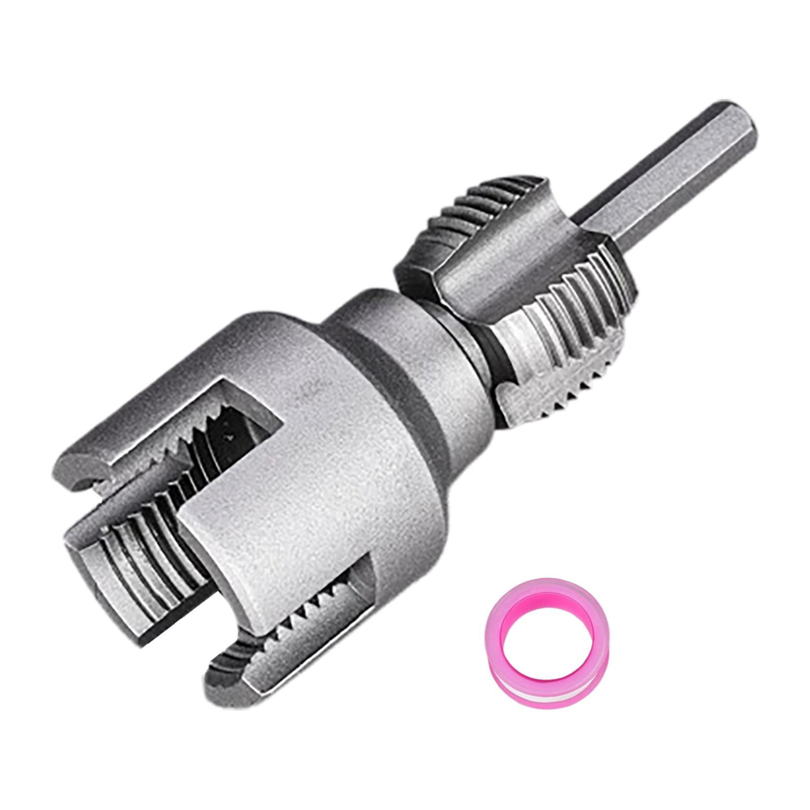 Zxpjkyu Pipe Threader, Internal And External Threader for Electric , Pipe Threading Tool 6 point